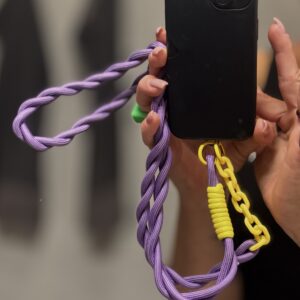 Crossbodystrap (tvinnad) purple